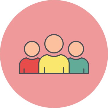 İnsan simgesinin vektör illüstrasyonu