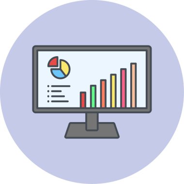 seo modern simgesinin vektör illüstrasyonu