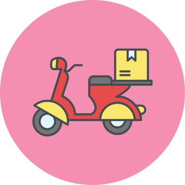 servis vektör simgesi modern basit illüstrasyon