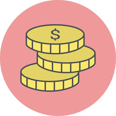 Sikke Simgesi vektör illüstrasyonu