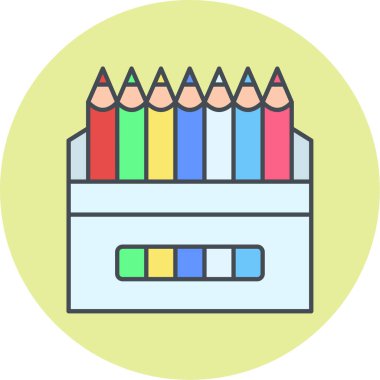 Okul. Web simgesi basit illüstrasyon