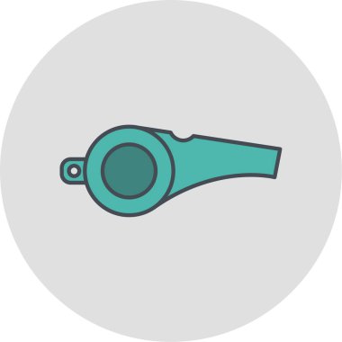 ıslık simgesi vektör illüstrasyonu