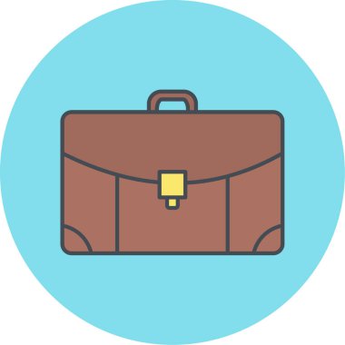 evrak çantası ikonu vektör illüstrasyonu