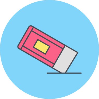 Tek izole edilmiş kalem simgesinin vektör çizimi