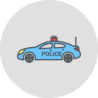 araba simgesi vektör illüstrasyonu