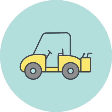 Modern otomatik simgenin vektör illüstrasyonu