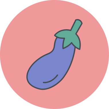 Sebze simgesinin vektör illüstrasyonu