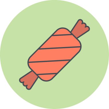 Dondurma simgesinin vektör illüstrasyonu