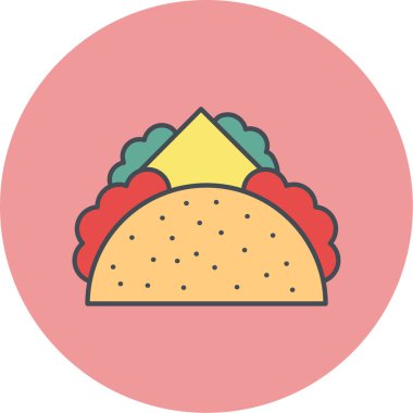 Gıda simgesinin vektör illüstrasyonu