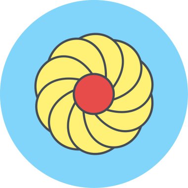 Deniz kabuğu simgesi. vektör illüstrasyonu