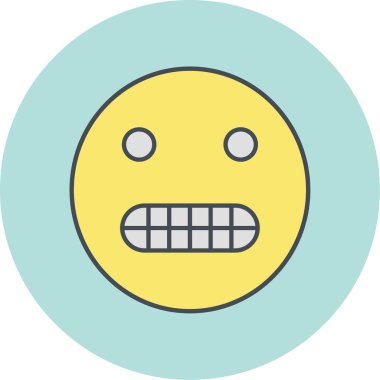 emoji simgesi vektör illüstrasyonu