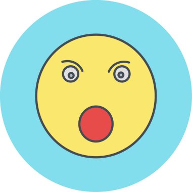 emoji simgesinin vektör illüstrasyonu