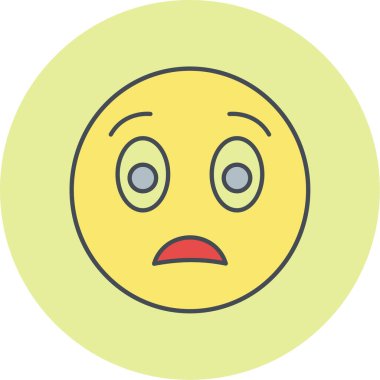 emoji. Web simgesi basit illüstrasyon