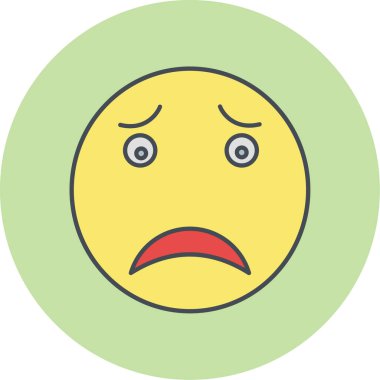 yüz simgesi, vektör illüstrasyonu