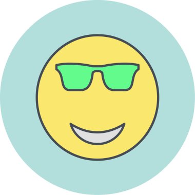 gözlük simgesinin vektör illüstrasyonu