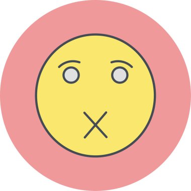 emoji. Web simgesi basit illüstrasyon