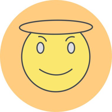 Çizgi film simgesinin vektör çizimi