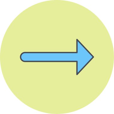 ok simgesinin vektör illüstrasyonu