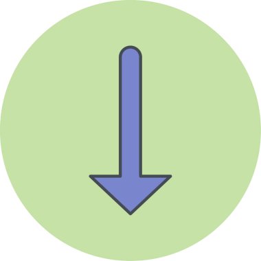 ok simgesinin vektör illüstrasyonu