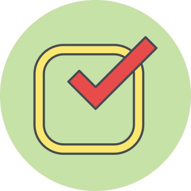 İşaretleme simgesinin vektör illüstrasyonu