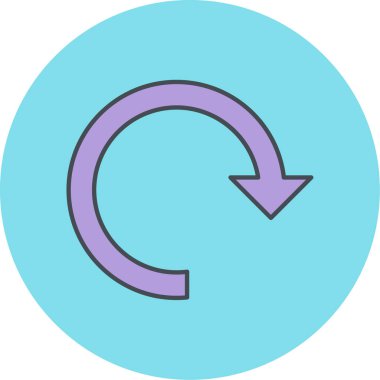 ok simgesinin vektör illüstrasyonu