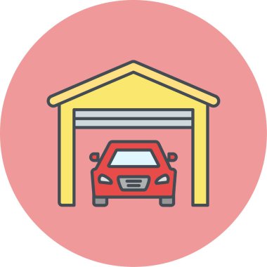 Modern otomatik simgenin vektör illüstrasyonu