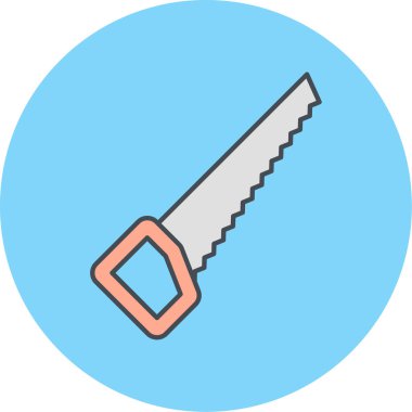 Testere simgesinin vektör illüstrasyonu