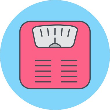 ağırlık ölçekli vektör illüstrasyonu