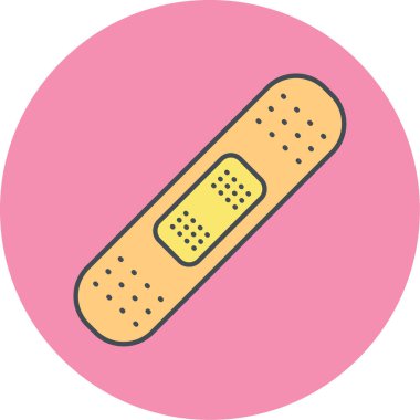 bandaj simgesi vektör illüstrasyonu