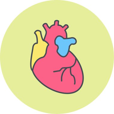 akciğer vektör simgesi modern basit illüstrasyon