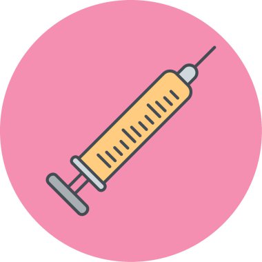 Şırınga ikonu vektör çizimi