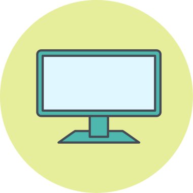 izleyici ikon vektör illüstrasyonu