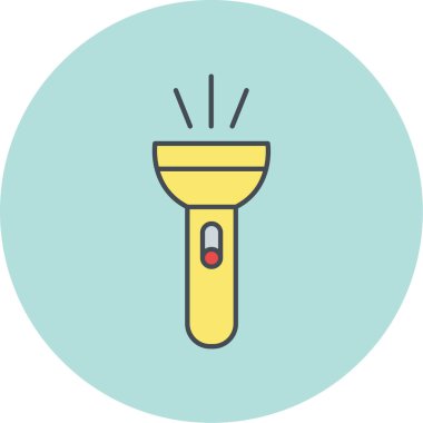 flaş ışığı ikon vektör illüstrasyonu