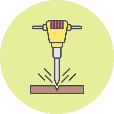 matkap simgesi, vektör illüstrasyonu