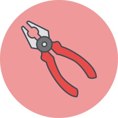 Kerpeten vektör ince çizgi simgesi