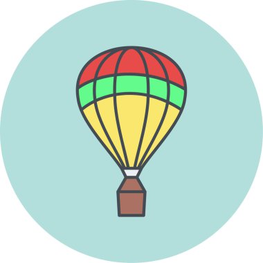 hava balonu vektör illüstrasyonu