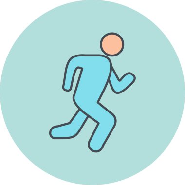 Çalışan simge vektör çizim