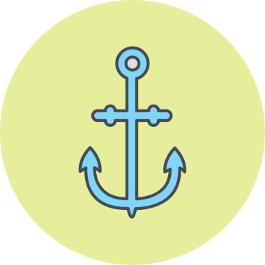 çapa simgesi vektör illüstrasyonu