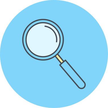 Arama simgesi vektör illüstrasyonu