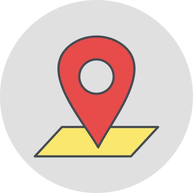 pin simgesi vektör illüstrasyonu