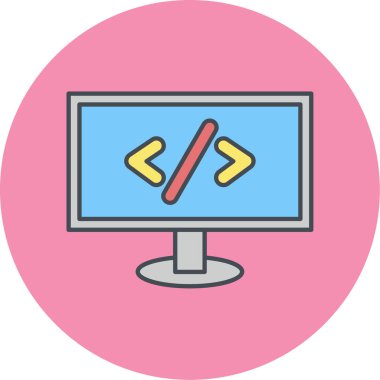 izleyici ikon vektör illüstrasyonu