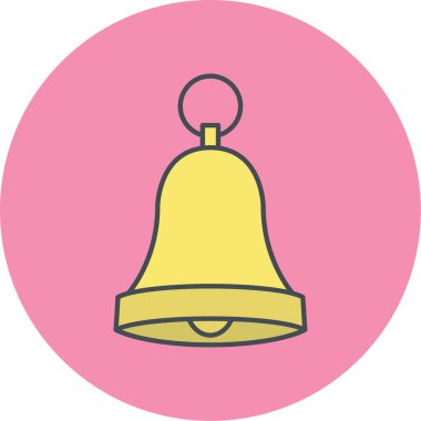 Çan simgesi vektör illüstrasyonu