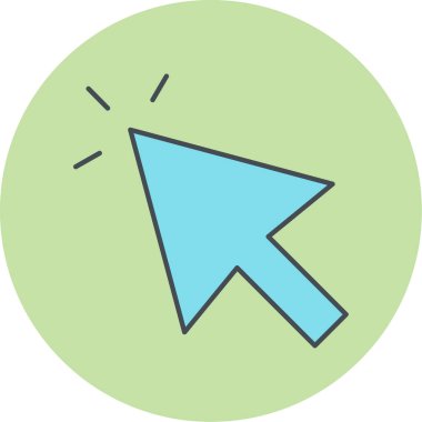 imleç simgesi, vektör illüstrasyonu