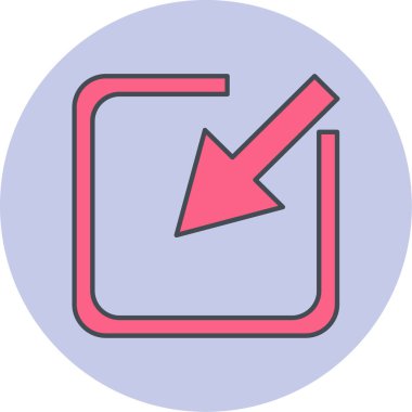 ok simgesinin vektör illüstrasyonu