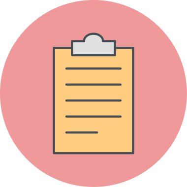 not defteri simgesi vektör illüstrasyonuName