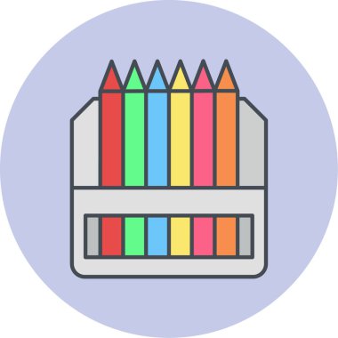 Kalem simgesi vektör illüstrasyonu