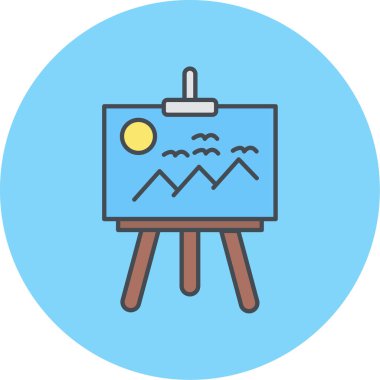 Sanat simge vektör çizim