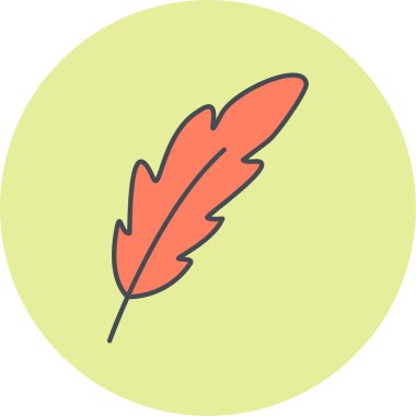 Tüylü ikon vektör illüstrasyonu