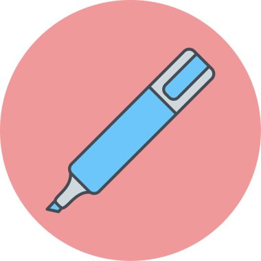 kalem simgesi vektör illüstrasyonu