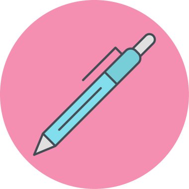 kalem simgesi vektör illüstrasyonu